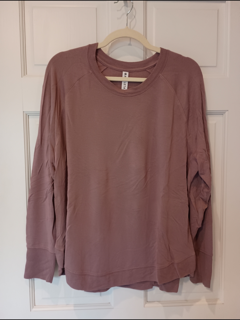 Athleta Mindset Mauve Crewneck Sweatshirt